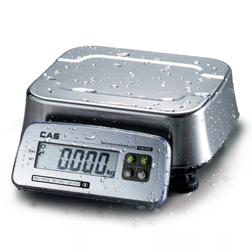 Настольные пыле- и влагозащищенные продуктовые весы FW500-15E (IP69)